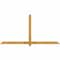 Ekena Millwork Eugene Rough Sawn Timber Gable Bracket, Western Red Cedar, 96"W x 48"H x 2"D x 4"F, 12/12 Pitch GBW096X48X0204EUG00RWR - alternate 1
